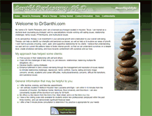 Tablet Screenshot of drsanthi.com